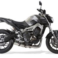 Pot echappement compatible avec Yamaha Tracer 900 GT 2018-2020, Gpe Ann. titanium, Pot échappement complet, non légal pour les pays de l'UE, avec db killer amovible 