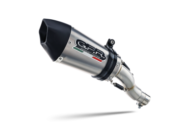 Pot echappement compatible avec Aprilia RS 457 2024-2025, Gpe Ann. titanium, Pot échappement complet, non légal pour les pays de l'UE, avec db killer amovible 