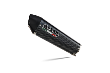 Exhaust compatible with Honda CBR125R 2004-2010, Gpe Ann. Poppy, Bolt-on silencer including removable db killer 