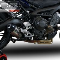 Pot echappement compatible avec Yamaha Tracer 9 GT 2021-2024, Gpe Ann. titanium, Pot échappement complet, non légal pour les pays de l'UE, avec db killer amovible 